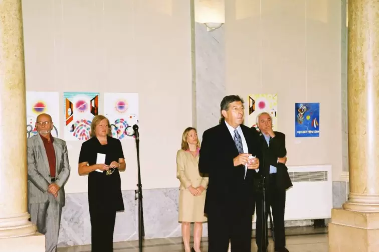 Anton Cetín: Slike, crteži, kolaži