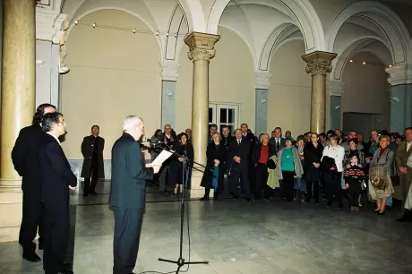Fotografija sa otvorenja izložbe