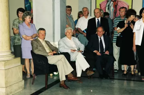 fotografija sa otvorenja izložbe
