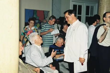 fotografija sa otvorenja izložbe